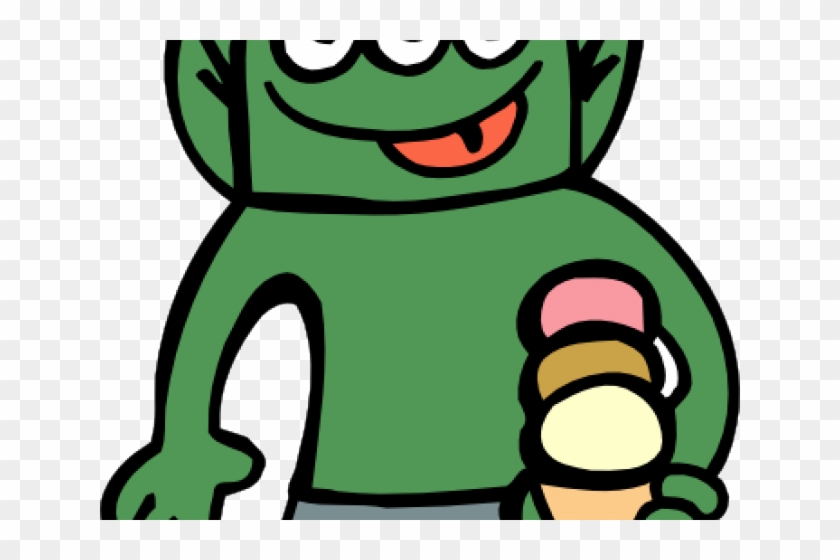 Alien Clipart Food - Alien Funny Png #1737482