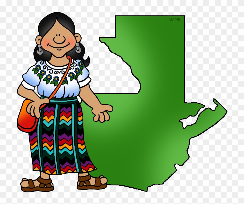Guatemala Map - Clip Art #1737535