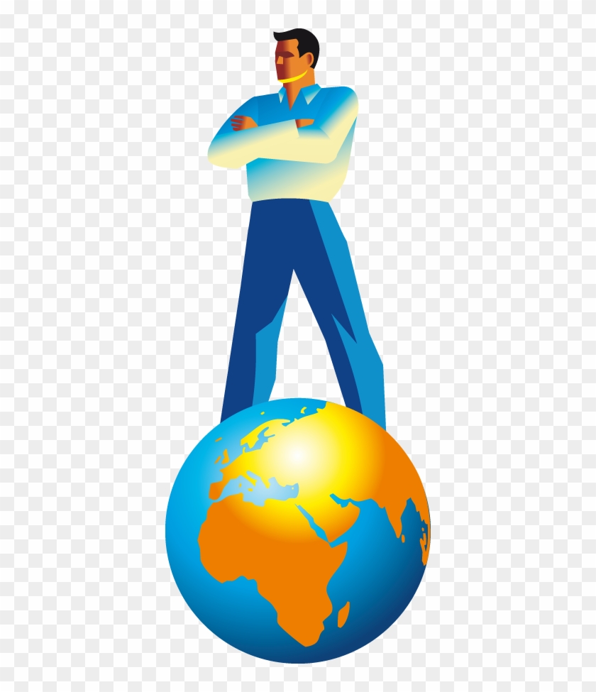 Top Of The World Man Wall Sticker - Top Of The World Man Wall Sticker #1737718