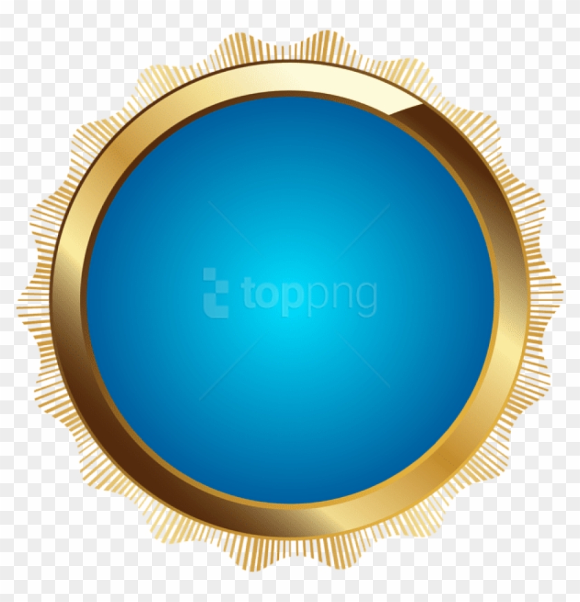 Free Png Download Seal Badge Blue Clipart Png Photo - Png Transparent Ribbon Clip Art Seal Badge Gold And #1737996