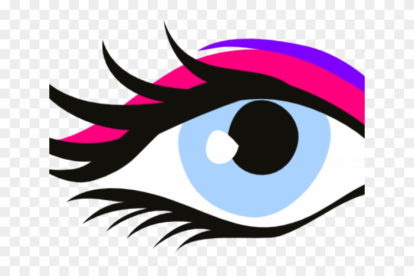 Eyelash Clipart Closed Eye - Eye Lashes Png #1738075