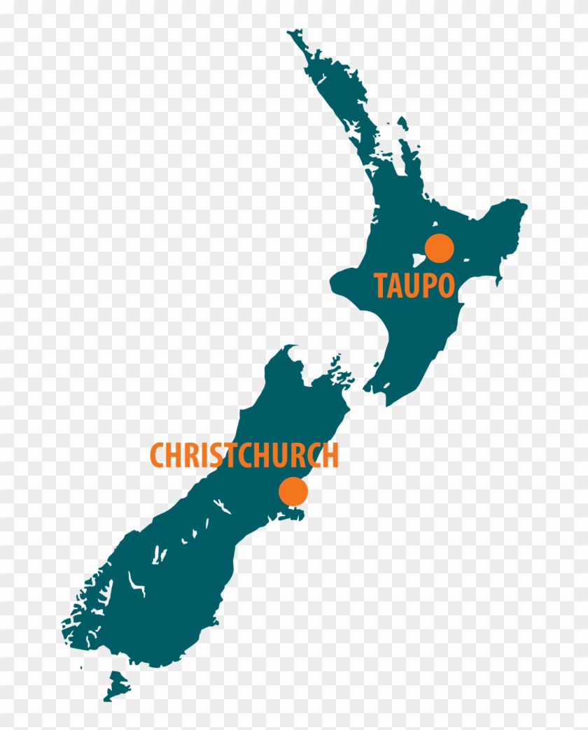 There Is A Trout Fisher's Paradise On Our Planet It - Map Of New Zealand #1738131