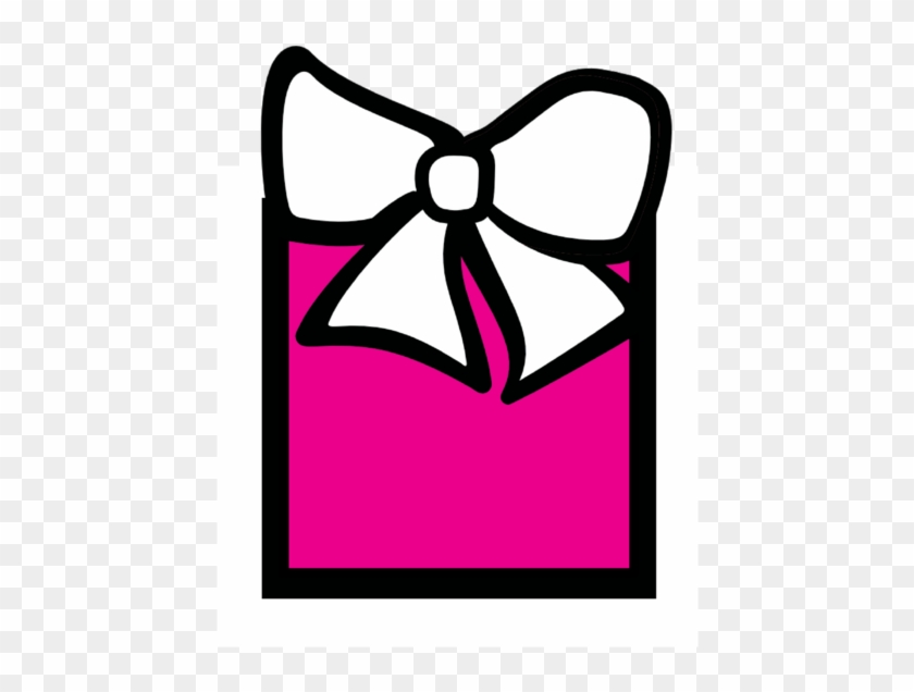 Pink Silk Bow Tie Self - Hair Bow Clip Art #1738331