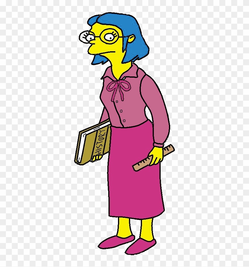 Elizabeth Hoover Blue Hair - Hoover Los Simpson #1738406