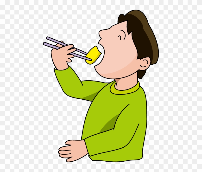 Clip Art Of Diet - 口 を 開ける イラスト #1738821