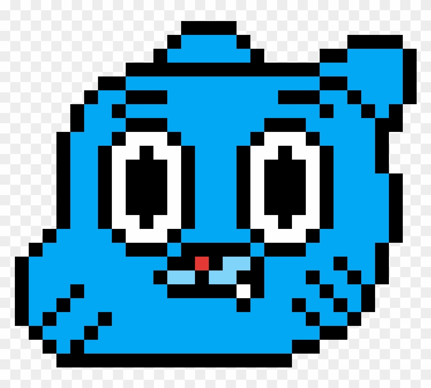 Gumball - Amazing World Of Gumball Pixel Art Easy #1738939
