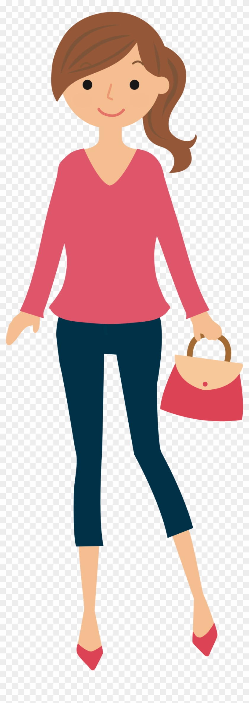 Big Image - Woman Shopping Icon Png #1739817