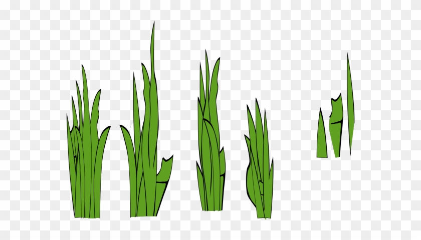 Grass Clipart Bunch - Pixel Art Grass Blade #1739856