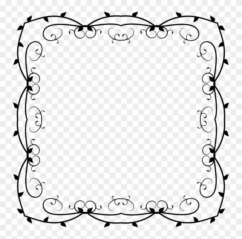 Drawing Download Visual Arts Ornament - Moldura Retangular Arabesco Png #1740160