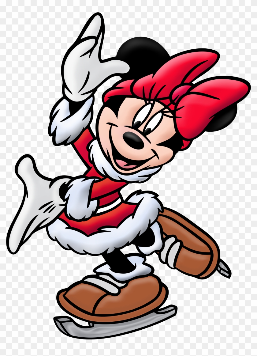 Mini Mouse Skating Transparent Cartoon - Mini Mouse Skating Transparent Cartoon #1742129
