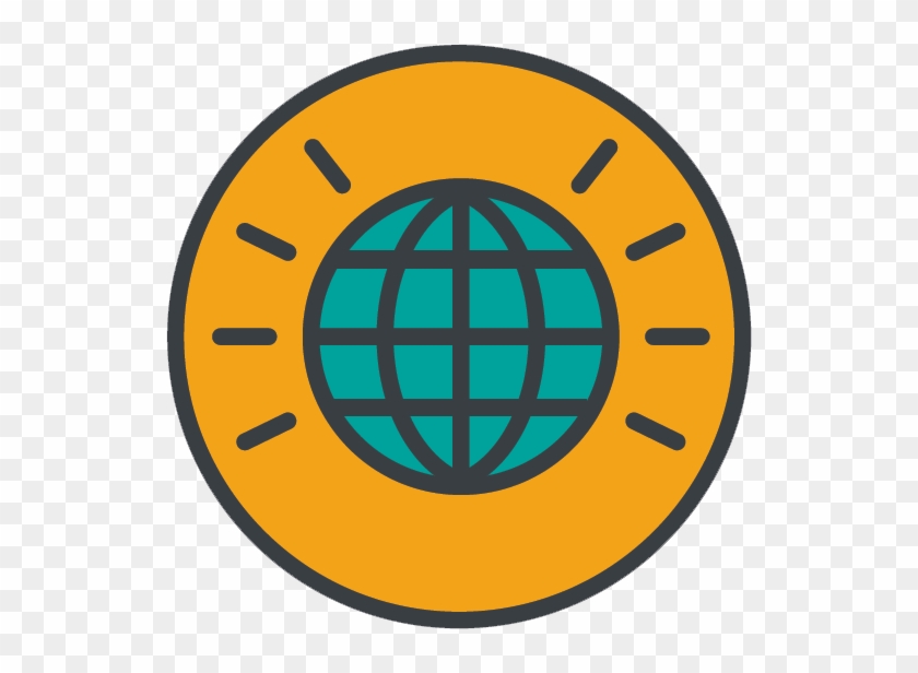 Key - Globe Icon Png Black #1743842