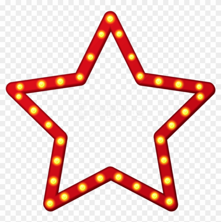 Free Download Red Star Border Frame Clipart Photo Images - Transparent Background Blue Star #1743915