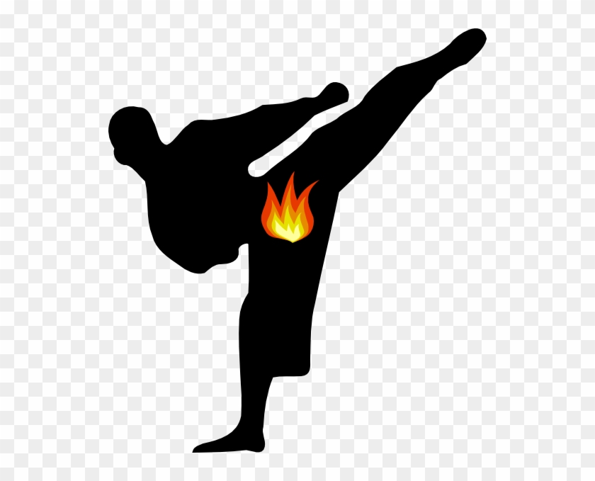 Martial Arts Poses Silhouette #1745823