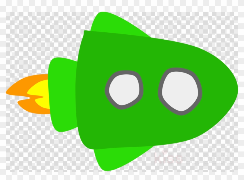 Download Green Rocket Ship 5'x7'area Rug Clipart Spacecraft - Officer Cap Png #1745836