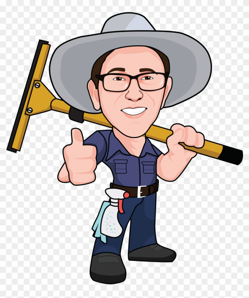 Window Washer Ipswich Qld South Brisbane - Cartoon #1746116