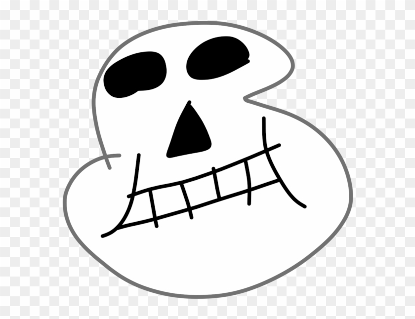Clip Art Library Stock Image Sans By Emeraldhead Da - Skull #1746141