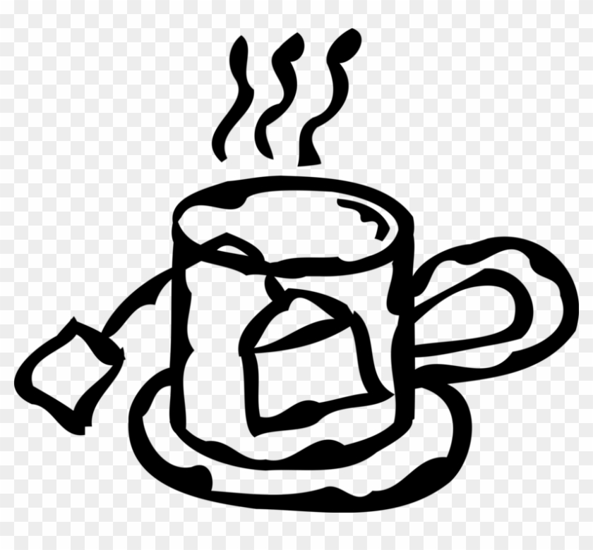 Vector Illustration Of Cup Of Steeped Tea In Teacup - Vector Illustration Of Cup Of Steeped Tea In Teacup #1747018