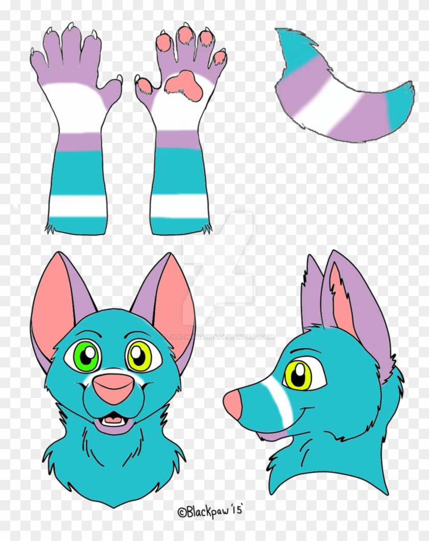 Fursuit Partial Design For Sale By Tilachihuahua D8m02hk - Fursuit Partial Ref Sheet #1747110