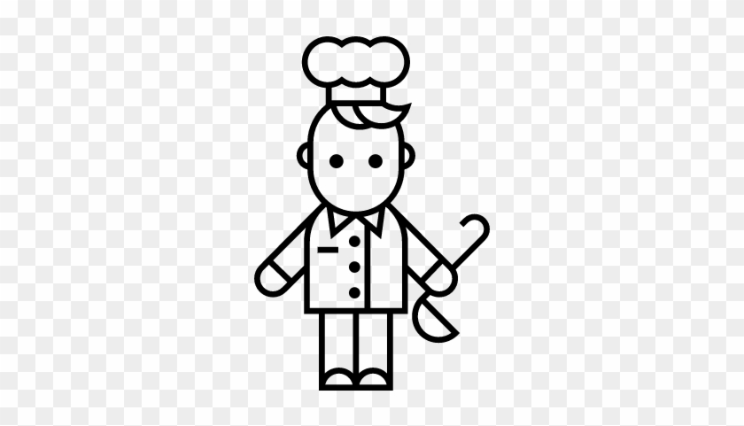 Chef Vector - ครู การ์ตูน ลาย เส้น #1747242