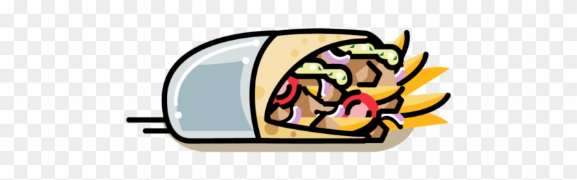 Gyros Pita Pork - Gyros Clipart #1747668