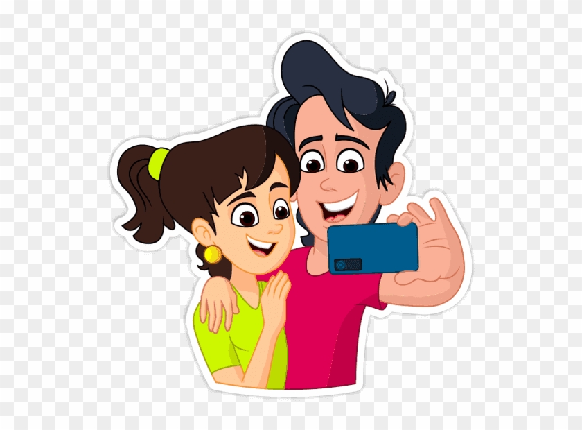 Cartoon Couple Png For - Happy Couple Cartoon Png #1748155