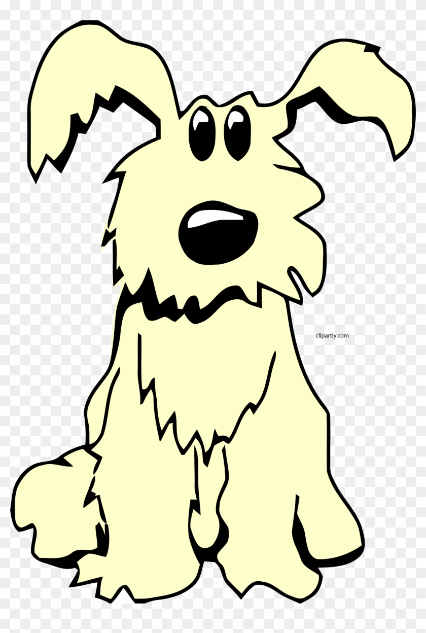 Dog Sitting Lemon Chiffon Color Clipart Png - Dog Sitting Lemon Chiffon Color Clipart Png #1748728