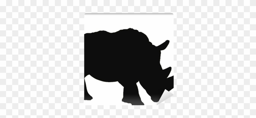 White Rhino Silhouette #1749503