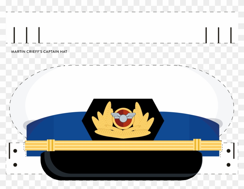 Paper Captain Hat , Png Download - Paper Captain Hat #1749600