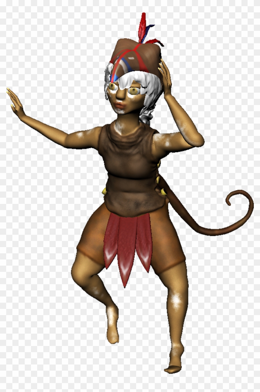 Tykki The Rebellious Monkey Girl - Cartoon #1749720