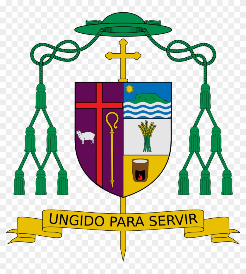 Coat Of Arms Of Bishop Diomedes Espinal - Bishop Oscar Jaime Florencio Coat Of Arms #1749750