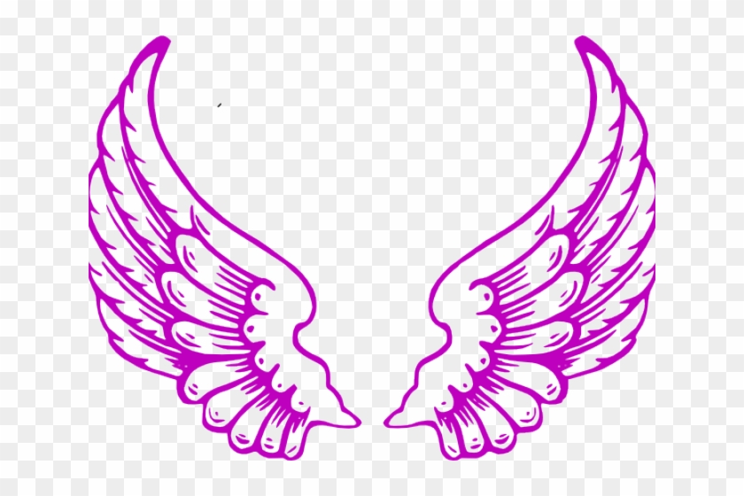 Angels Clipart Purple - Alas De Aguila Dibujo #1749835