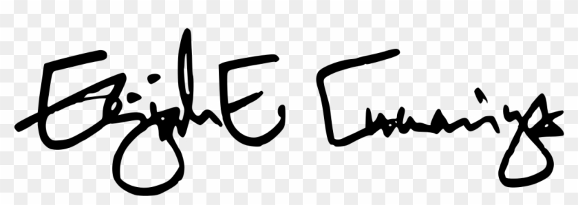 Elijah Eugene Cummings Signature - Calligraphy #1749904