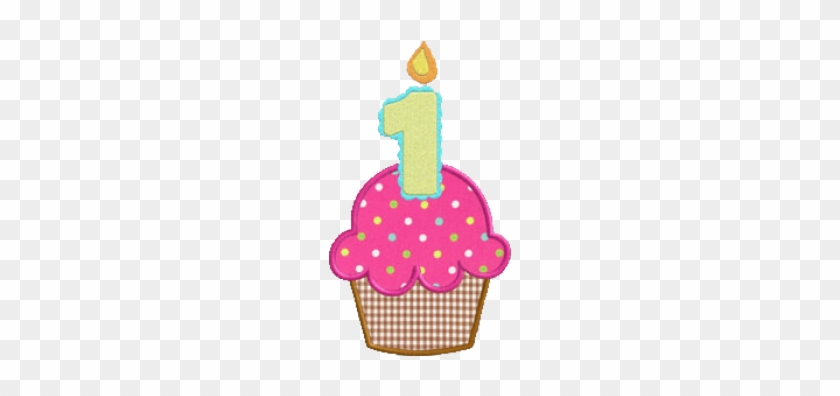 1st Birthday Cupcake Clipart #1750714