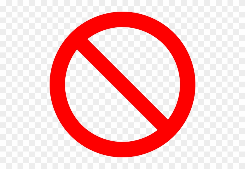 Opt-out Fee - Not Allowed Sign #1750998
