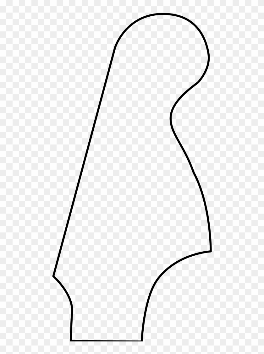 Fender Headstock Big - Line Art #1751147