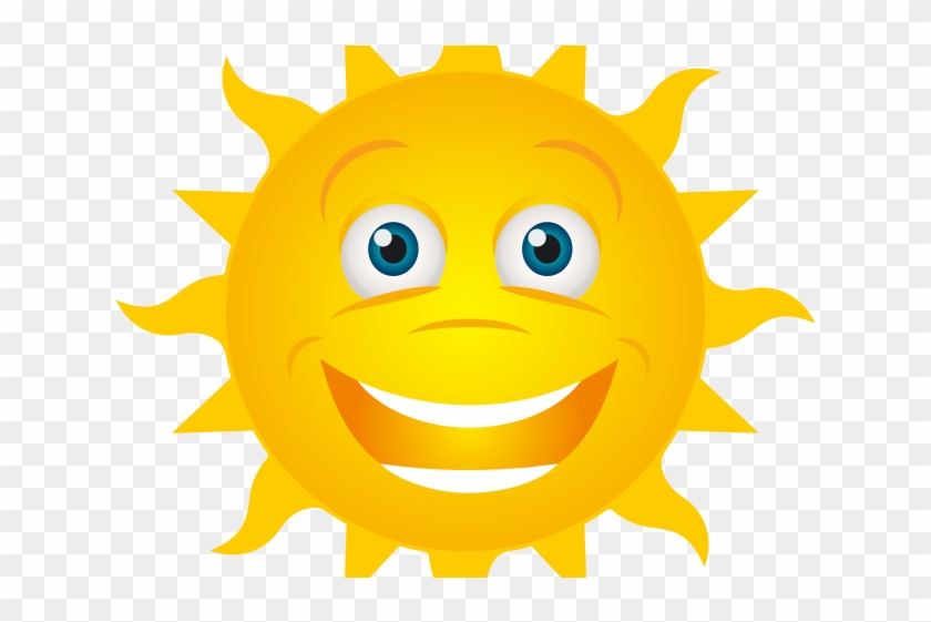 Evening Clipart Smiley - Sun Smiling #1752329