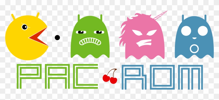 Logos Custom Roms Clipart Pac-man Rom Image - Pacman Rom #1752489