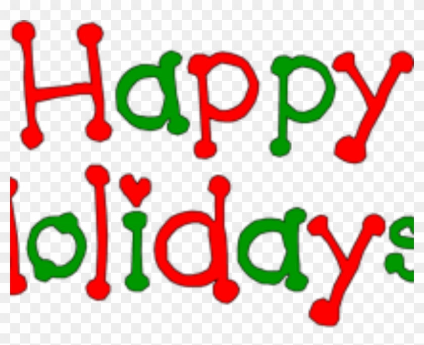 Holiday Christmas Clip Art - Happy Holidays Clip Art #1752586