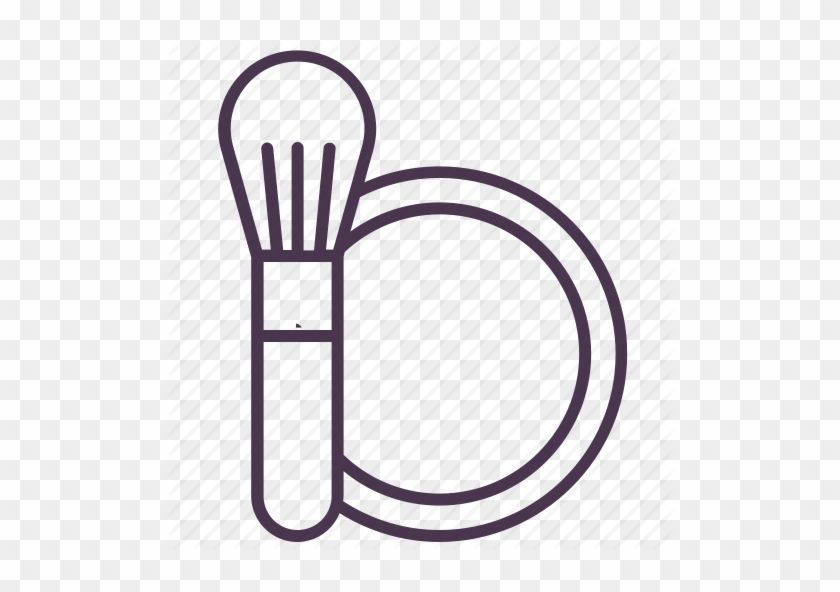 Cheeks, Makeup, Brush Icon - Health And Beauty Icon #1752938
