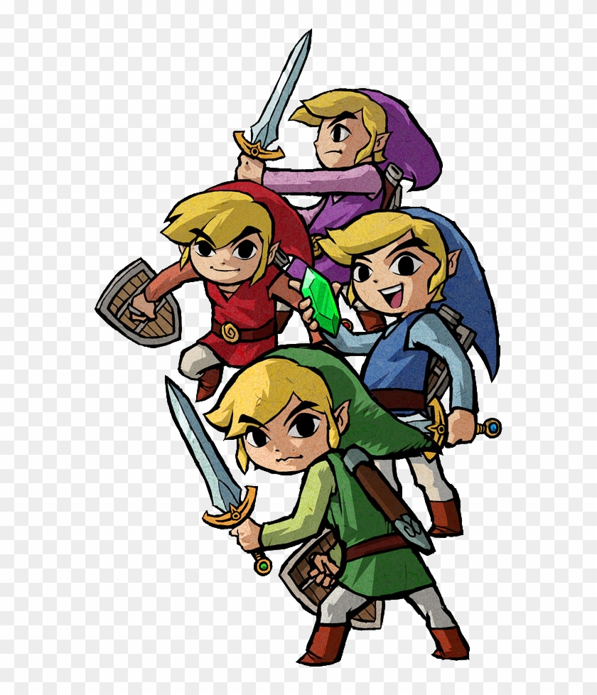 574 X 898 1 - Link Zelda Four Swords #1753216