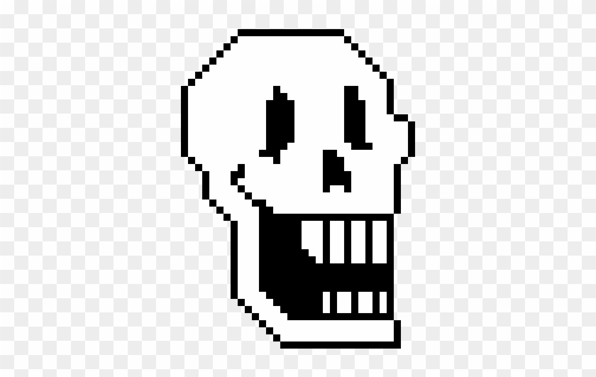 Papyrus Text Box Sprite *read Description* - Easy Pixel Art Car #1753892