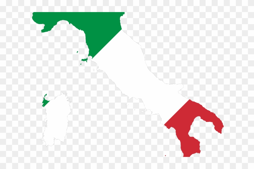World Map Flag Clipart - Map Of Italy #1753931