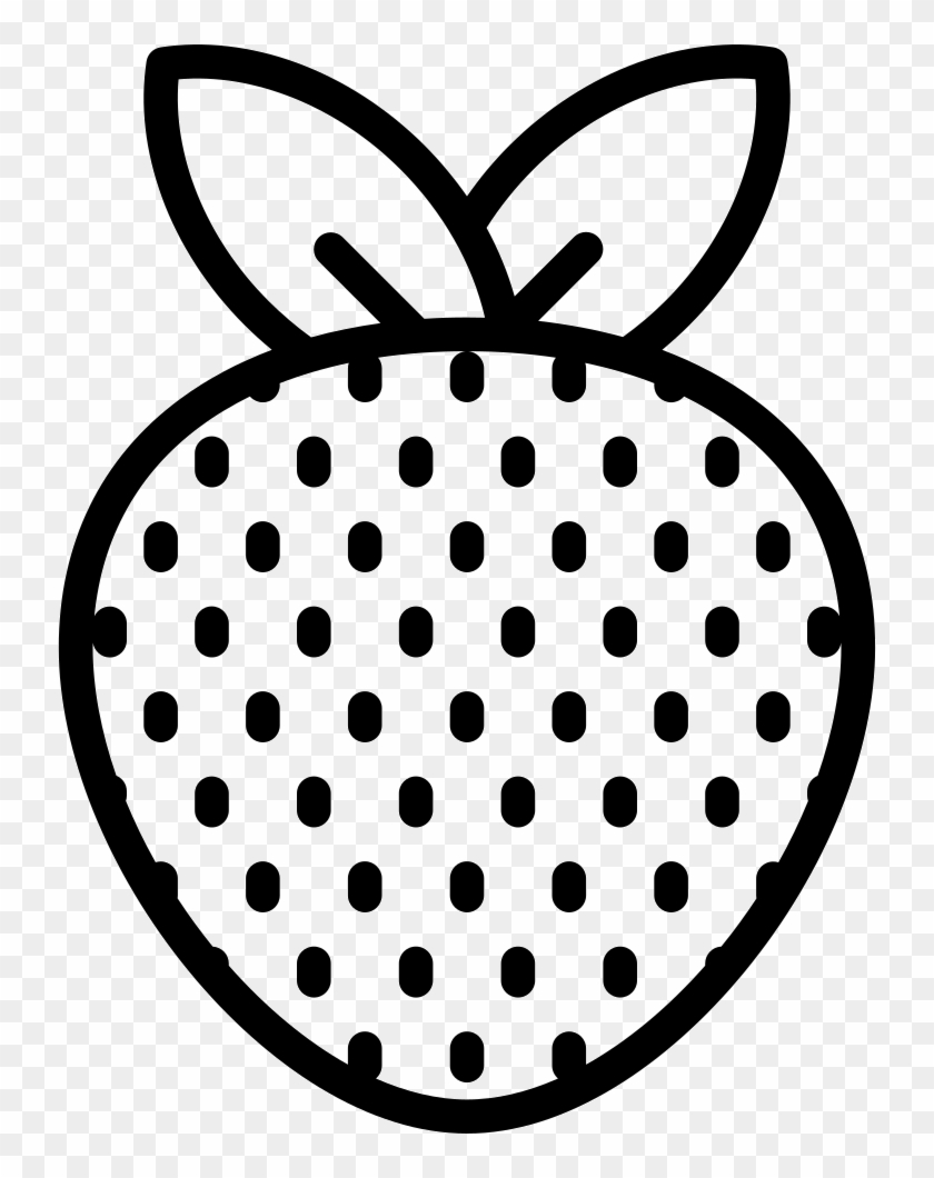 Slot Machine Strawberry Comments - Black And White Strawberry Outline #1754049