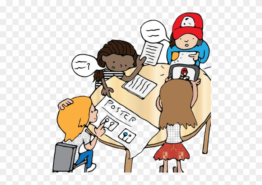Fun Time Clipart Cooperative Play - Group Work Clipart Png #1755225