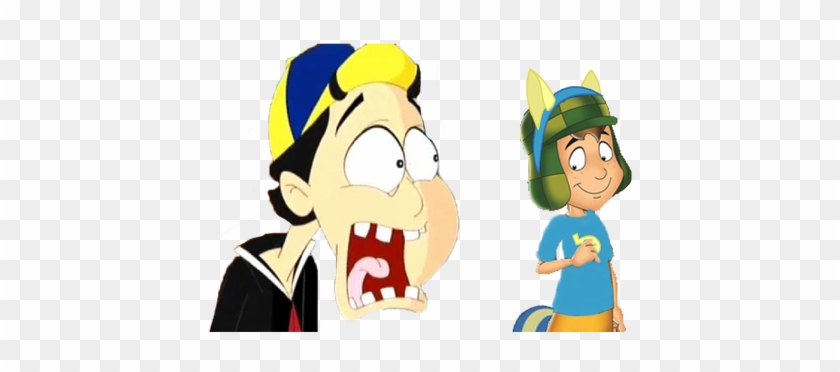 Heartpm 148 14 Quico Ve Al Chavo Con Traje De Equestria - Chavo Del 8 Animado #1756278