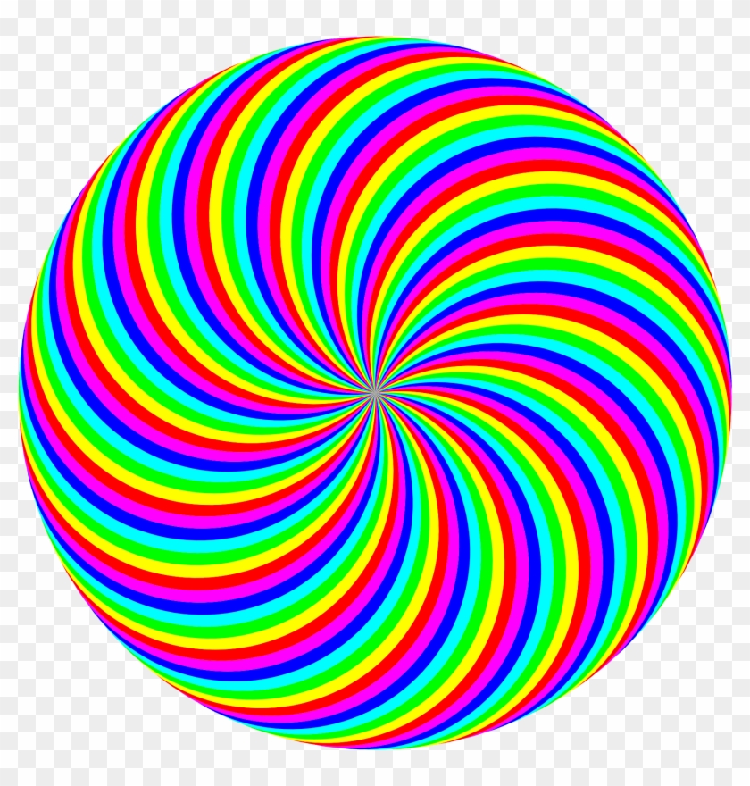 90 Circle Swirl 6 Color By 10binary On Deviantart - Spin Your Phone To See #1756428