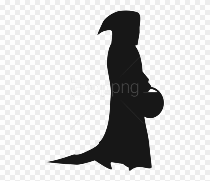 Free Png Halloween Silhouette Png Images Transparent - Silueta De Halloween #1756727