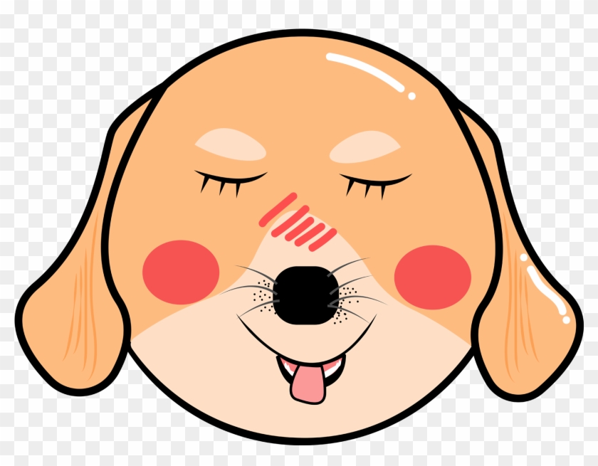 Original Vecteur Dessin Animé Tête De Chien Image Png - Cartoon #1756997