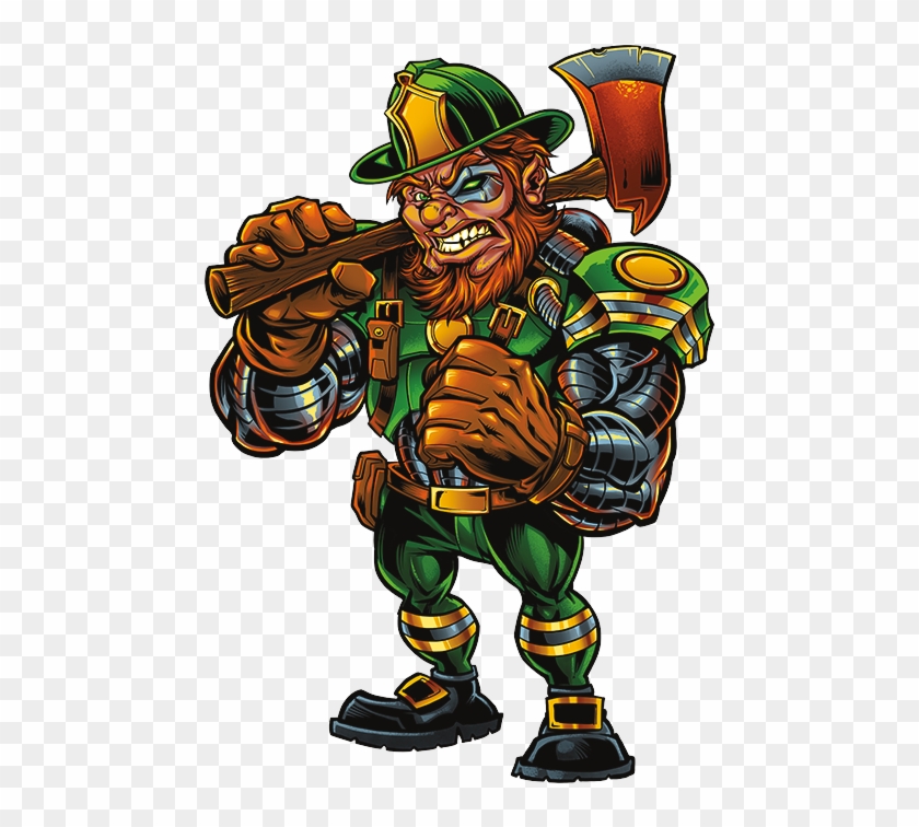 Firefighter Cyborg - Cartoon #1757270