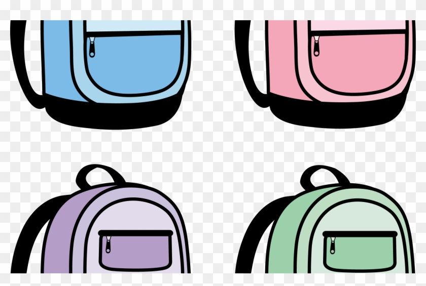 Book Bag Clipart - Back Pack Clip Art #1757738